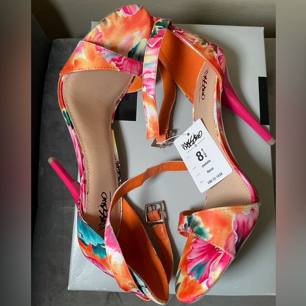 Mossimo Orange and Pink Stiletto Heels